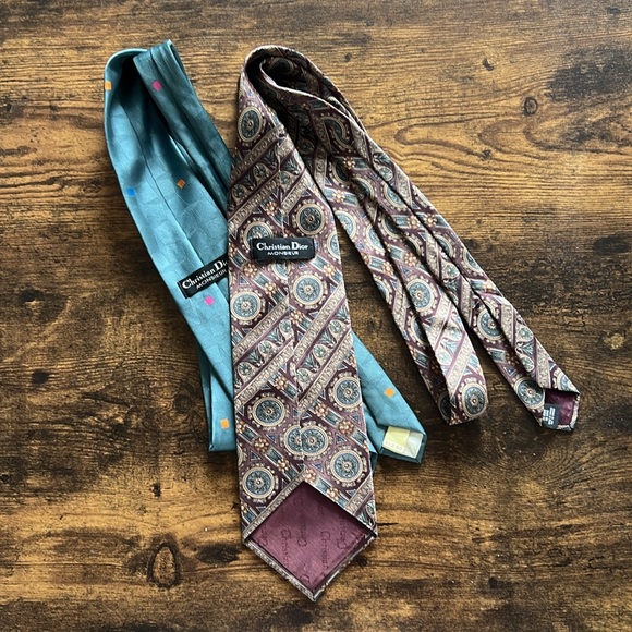 Vintage Christian Dior Ties (Lot of Two) - Picture 3 of 3
